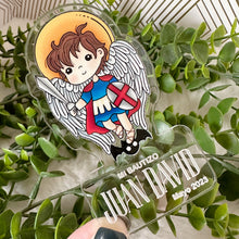 Load image into Gallery viewer, Custom Magnets San Miguel Arcangel, Personalized Fridge Magnets, Baptism Gift Personalized