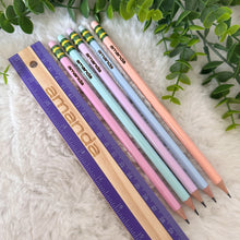 Load image into Gallery viewer, Personalized Engraved #2 pencils, Pastel Pencils, Back to School