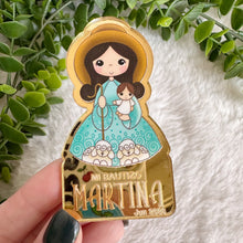 Load image into Gallery viewer, Custom Magnets Virgin of the Divine Shepherdess, Personalized Fridge Magnets, Baptism Gift Personalized