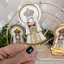 Load image into Gallery viewer, Custom Acrylic Stand Virgin of the Valley, Personalized Centerpiece, Baptism, Gift Personalized