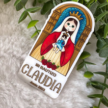 Load image into Gallery viewer, Custom Magnets Virgin of Coromoto, Personalized Fridge Magnets, Baptism Gift Personalized