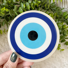 Load image into Gallery viewer, Acrylic Evil Eye Magnet, Baptism Magnet, Evil Eye Wedding Favors for Guests, Thank You Favors, Refrigerator Magnet, Gift Ideas