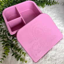 Load image into Gallery viewer, Customized Silicone Bento Boxes, Kid's Lunchboxes, Personalized Name Lunch Box, Back to School Lunch, Divided Food Container, Food Storage