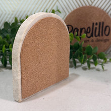 Load image into Gallery viewer, Personalized Baptism Gift, Arch Natural Travertine Stone Christening Gifts, Baptism Gifts for Goddaughter, Unique Baptism Gift Baby Idea