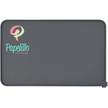 Load image into Gallery viewer, Custom Colors Pet Mat for Food and Water with Name, Personalized Silicone Pet Feeding Mat