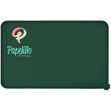 Load image into Gallery viewer, Custom Colors Pet Mat for Food and Water with Name, Personalized Silicone Pet Feeding Mat