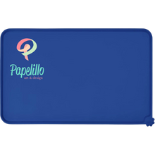 Load image into Gallery viewer, Custom Colors Pet Mat for Food and Water with Name, Personalized Silicone Pet Feeding Mat