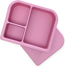 Load image into Gallery viewer, Customized Silicone Bento Boxes, Kid's Lunchboxes, Personalized Name Lunch Box, Back to School Lunch, Divided Food Container, Food Storage