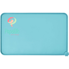 Load image into Gallery viewer, Custom Colors Pet Mat for Food and Water with Name, Personalized Silicone Pet Feeding Mat