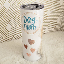 Load image into Gallery viewer, Dog Personalized Tumbler, Golden Dodle, Double Wall Insulated, Gift, Tumbler with Lid & Straw, Custom Tumbler