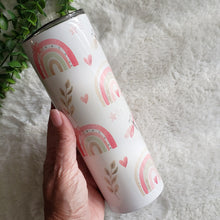 Load image into Gallery viewer, Butterfly Skinny Tumbler, Butterfly Cup With Straw, Drinking Cup, Party Birthday Gift, Lover Gifts, 20oz Stainless Steel