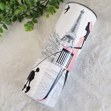 Load image into Gallery viewer, Shabby Chic Vintage Paris Sublimation Tumbler Stainless Steel 20oz