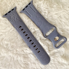 Load image into Gallery viewer, Dental watch Band Dentist engraved watch Band Personalized Watch Band Monogrammed Silicone Band Teeth engraved watch band Hygienist