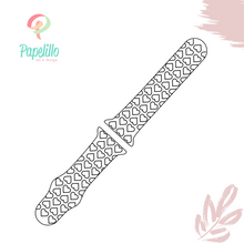 Load image into Gallery viewer, Heart watch Band engraved watch Band Personalized Heart Pattern Watch Band Monogrammed Silicone Band engraved watch band