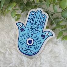 Load and play video in Gallery viewer, Acrylic Hamsa Hand Magnet, Baptism Magnet, Evil Eye Wedding Favors for Guests, Thank You Favors, Refrigerator Magnet, Gift Ideas
