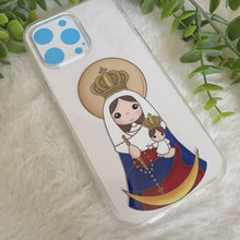Load and play video in Gallery viewer, Clear Silicone Cover Case virgin of Chiquinquira for iPhone 14 13 12 11 Pro Max Phone Case, Gift for Her, Christmas Gif
