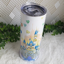 Load image into Gallery viewer, Inspired Princess Watercolor Sublimation Tumbler Stainless Steel 20oz

