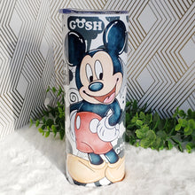 Load image into Gallery viewer, Cartoon Mouse Inspired, Disney Tumbler Gifts, Stainless Steel, Drinking Cups, Custom Disney, Party Trip 20oz, Wedding Gifts
