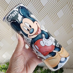 Cartoon Mouse Inspired, Disney Tumbler Gifts, Stainless Steel, Drinking Cups, Custom Disney, Party Trip 20oz, Wedding Gifts