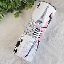 Load image into Gallery viewer, Shabby Chic Vintage Paris Sublimation Tumbler Stainless Steel 20oz
