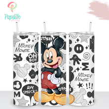Load image into Gallery viewer, Cartoon Mouse Inspired, Disney Tumbler Gifts, Stainless Steel, Drinking Cups, Custom Disney, Party Trip 20oz, Wedding Gifts
